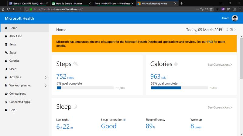 Cómo exportar sus datos desde Microsoft Health, ahora que está a punto de cerrar