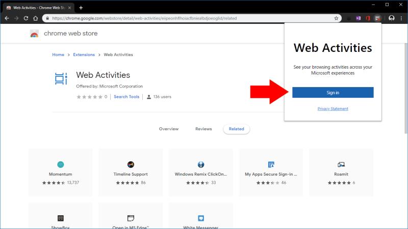 Como adicionar atividades do Google Chrome a qualquer versão da linha do tempo do Windows 10