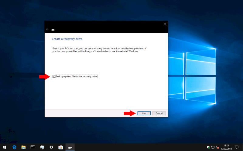 Cómo crear una unidad de recuperación de Windows 10