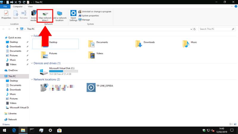 Comment se connecter à un partage réseau sous Windows 10