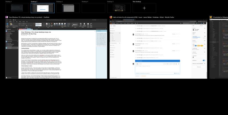 In che modo i desktop virtuali di Windows 10 mi mantengono produttivo tutto il giorno