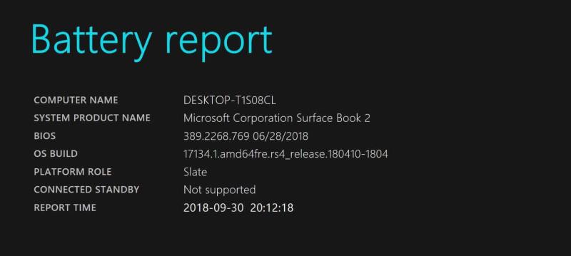 Cách tạo báo cáo pin trên Windows 10