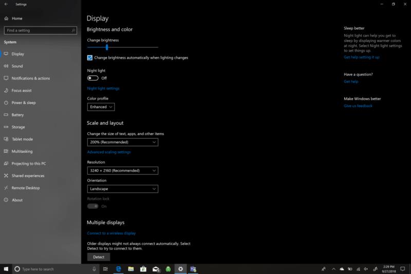 Windows10で画面の明るさを上げる方法