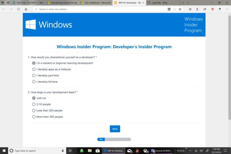 Windows 참가자 프로그램에 사용 가능한 피드백을 제출하는 방법