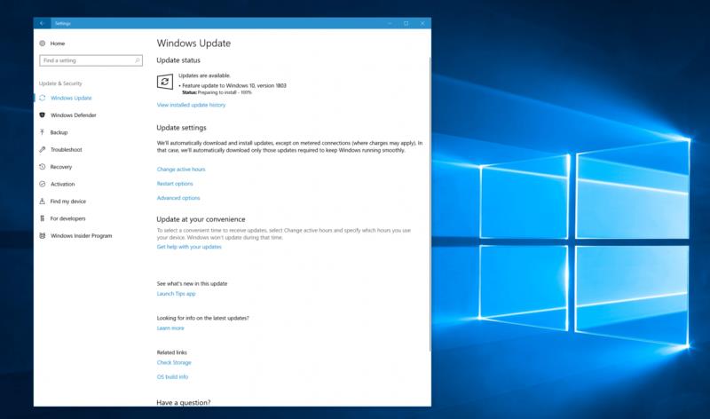 Windows 10 April 2018Updateを今すぐダウンロードする方法は次のとおりです