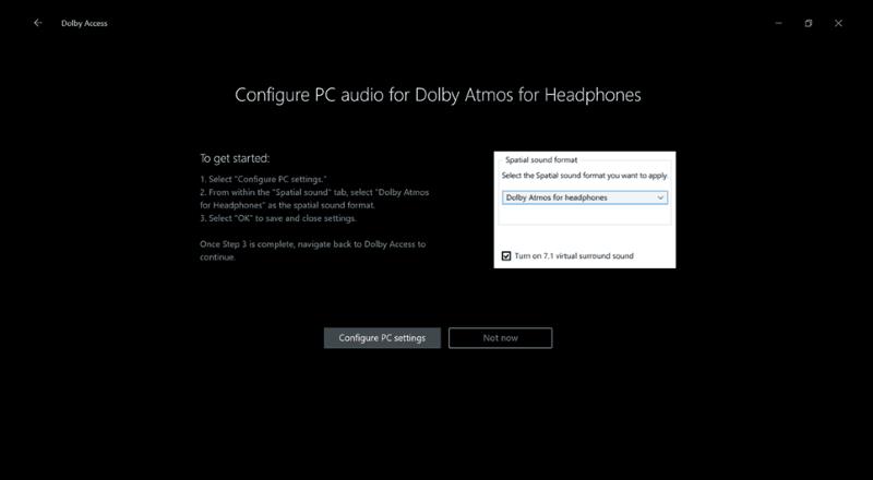 如何在 Windows 10 上開始使用杜比全景聲 (Dolby Atmos) 空間音效