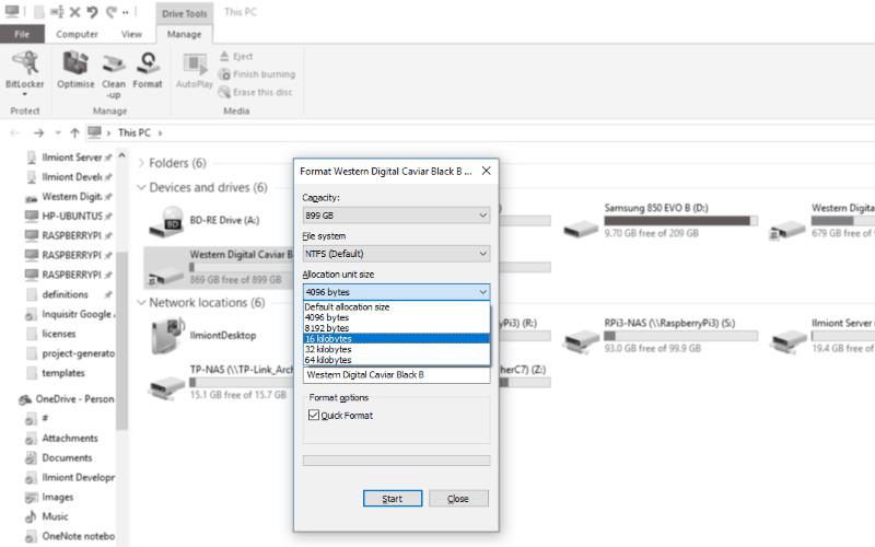 So formatieren Sie ein Speicherlaufwerk in Windows 10