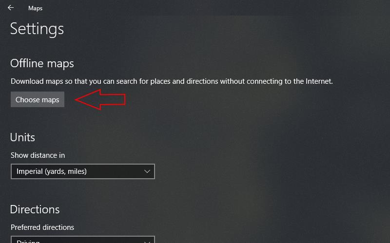 Cách tải xuống bản đồ ngoại tuyến trong Windows 10
