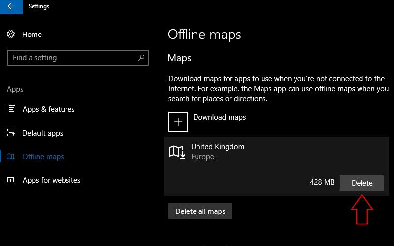 Come scaricare mappe offline in Windows 10