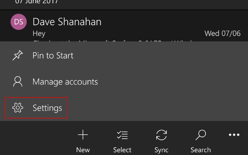Windows10メールでリンクされたアカウントを設定する方法