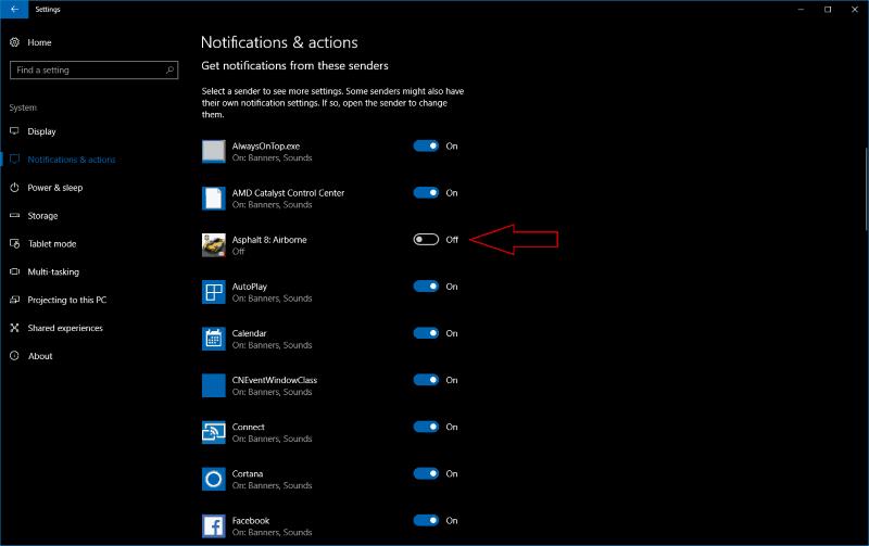 Come gestire le notifiche in Windows 10