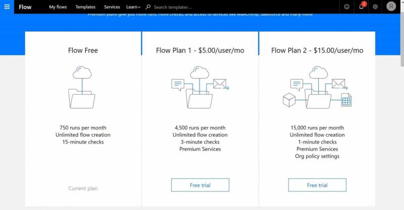 Microsoft Flow를 시작하는 방법