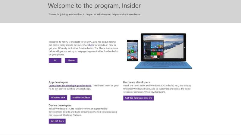 So nehmen Sie am Windows-Insider-Programm teil