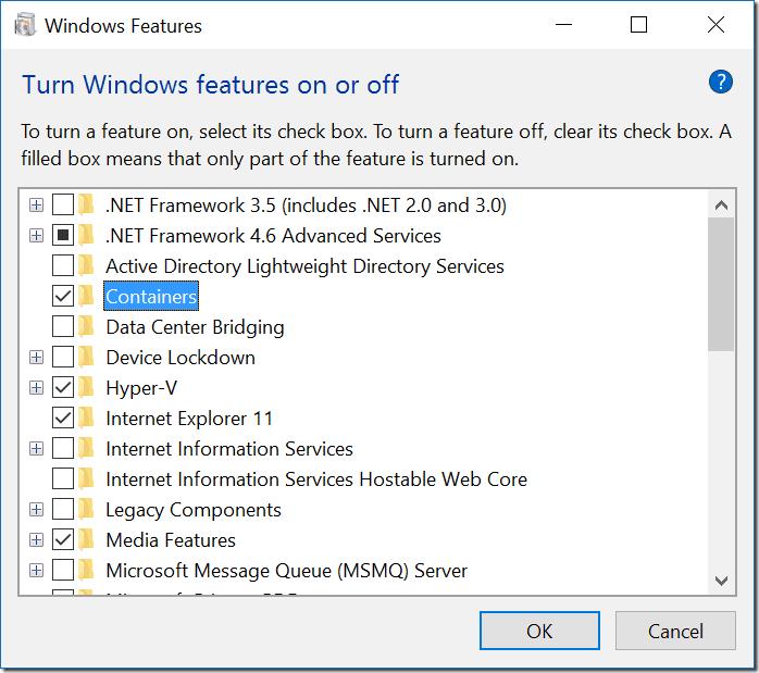 So überprüfen Sie Hyper-V-Container unter Windows 10 Insider