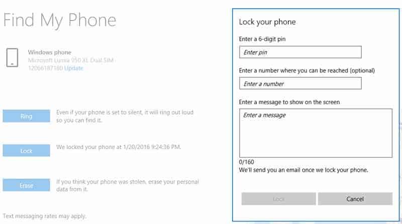 Windows 10Mobileデバイスで6桁のPINのロックを解除して有効にする方法