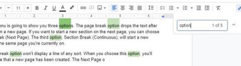 Google Docs: cómo usar Buscar y reemplazar