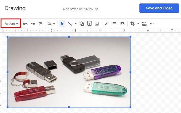 Google Documenten: invoegen en roteren en afbeeldingen