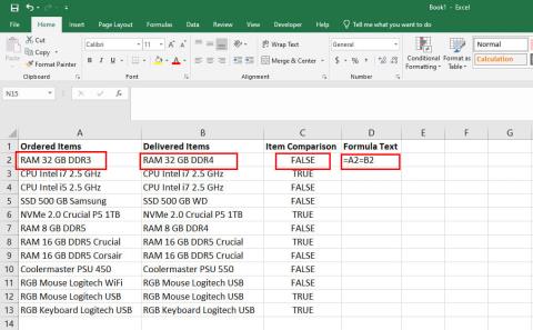 Come confrontare il testo in Excel: 8 metodi migliori e senza sforzo