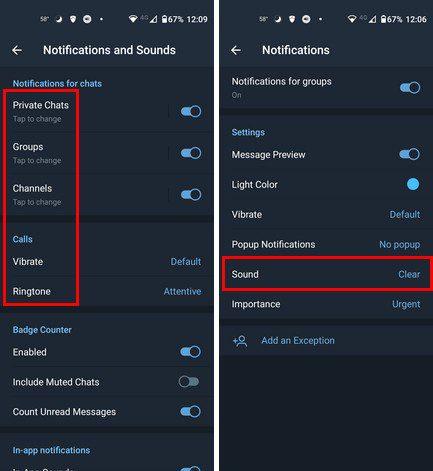 Comment changer le son de notification sur Telegram