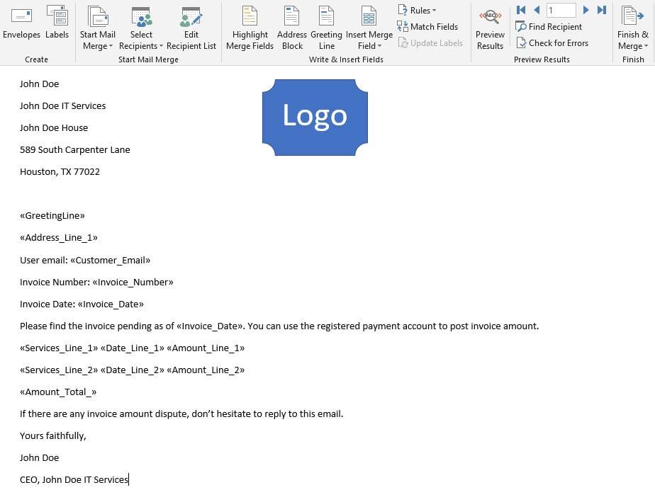 2 つの簡単な方法で Excel から Word に差し込み印刷する方法