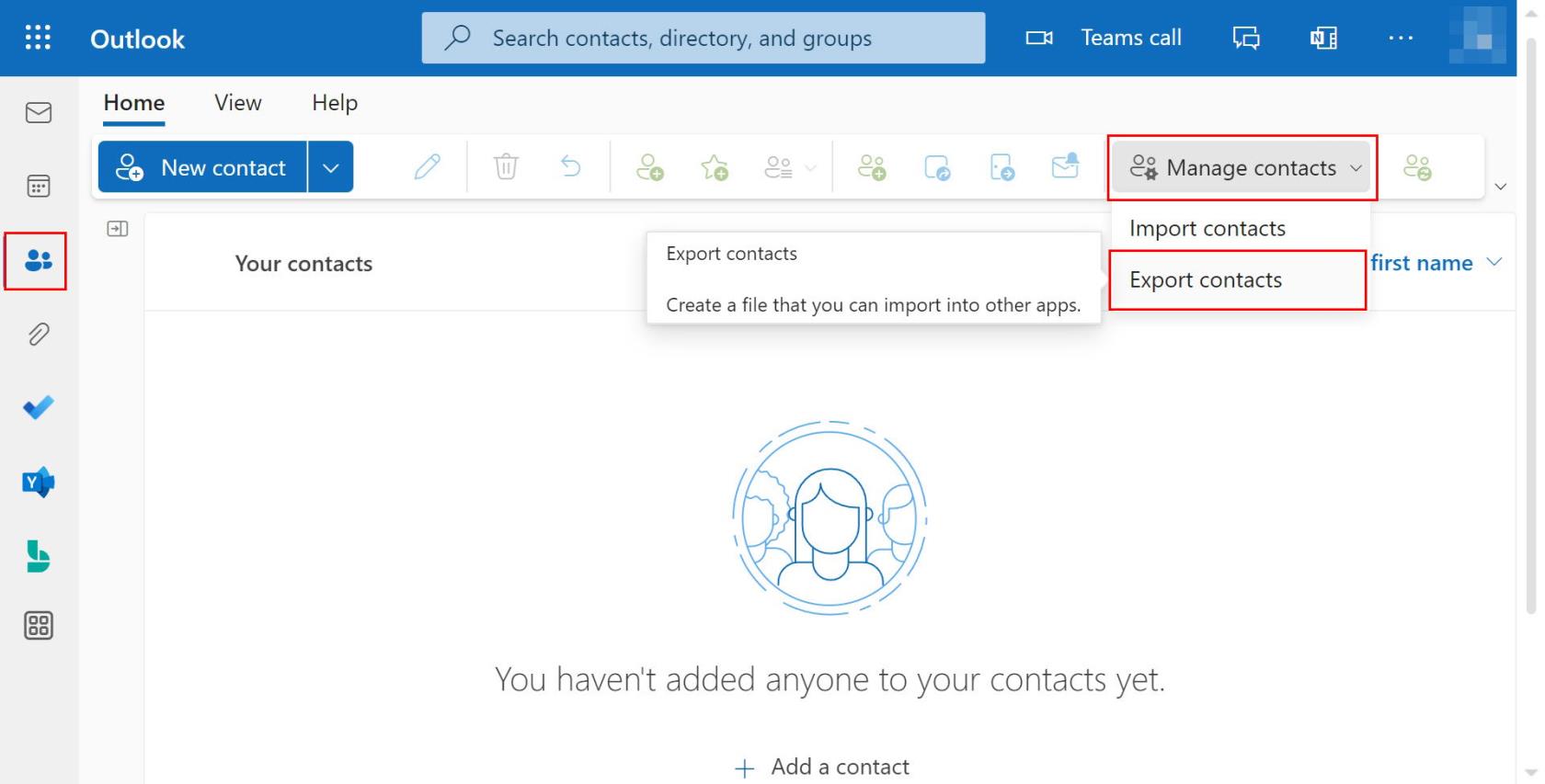 Cum să exportați contactele Outlook în Excel: 2 cele mai bune metode
