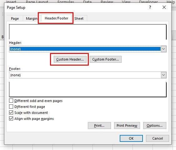 Microsoft Excel: วิธีเพิ่มส่วนหัว