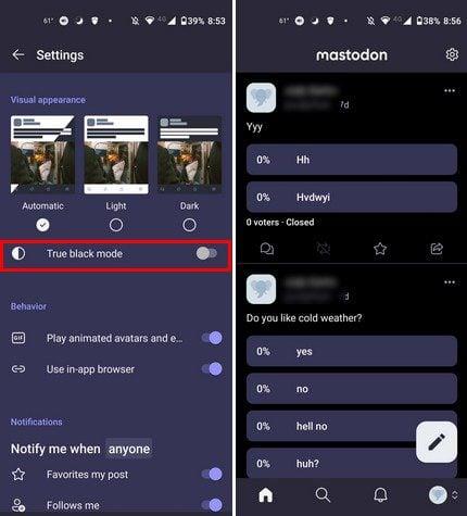 Mastodon : comment activer ou désactiver le mode sombre