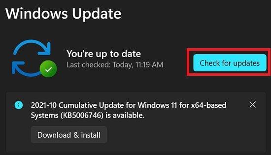 Windows 11: تقييم نسخة العلامة المائية بعد التحديث