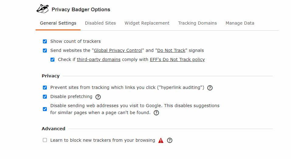 Privacy Badger Chrome 拡張機能を使用して Web トラッカーを停止する方法