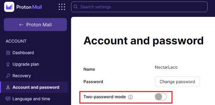 Come modificare la password di ProtonMail
