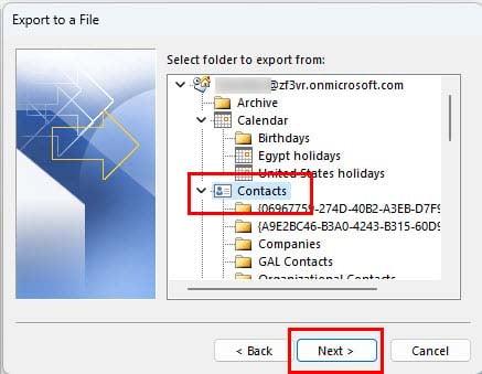 كيفية تصدي�� جهات اتصال Outlook إلى Excel: 2 أفضل الطرق