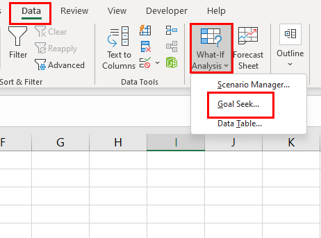 Excel でゴール シークを使用する方法 (実際の例を使用)