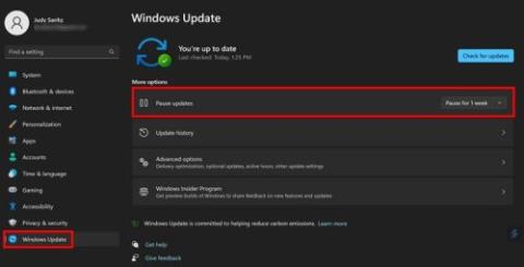 Windows 11 アップデートを停止する方法