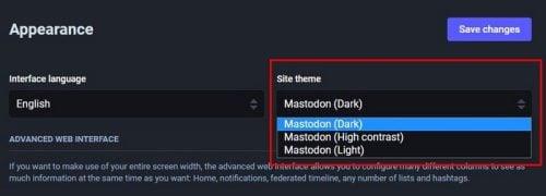 Mastodon : comment activer ou désactiver le mode sombre