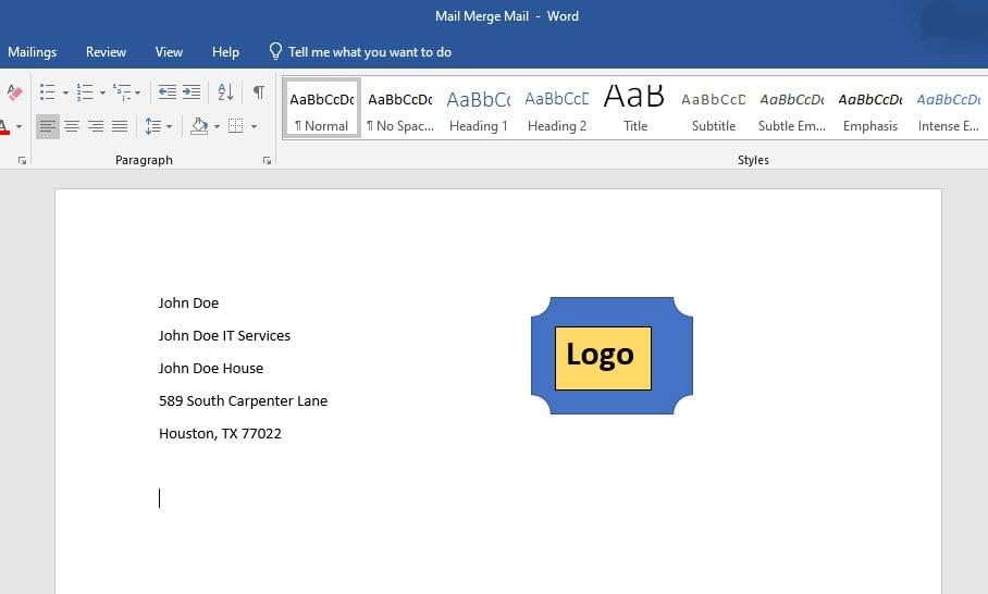 如何以兩種輕鬆的方式將郵件從 Excel 合併到 Word