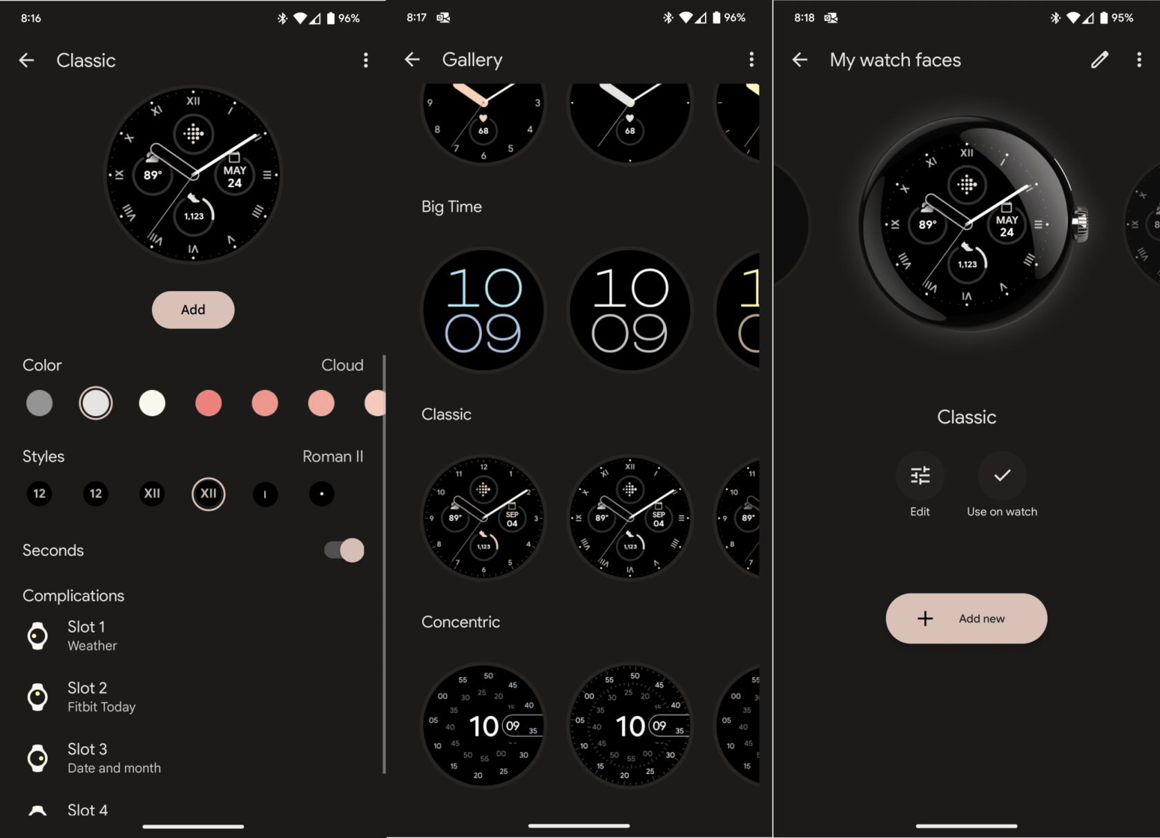 Comment utiliser différents cadrans de montre sur Google Pixel Watch