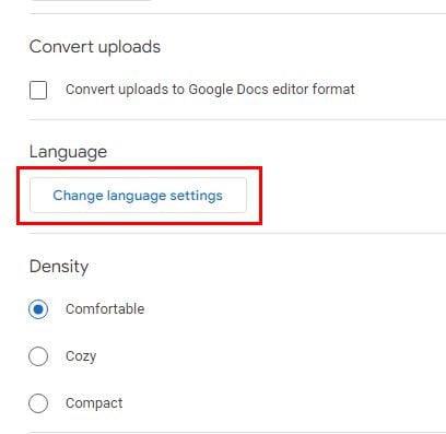 Google Docs: Cum se schimbă limba