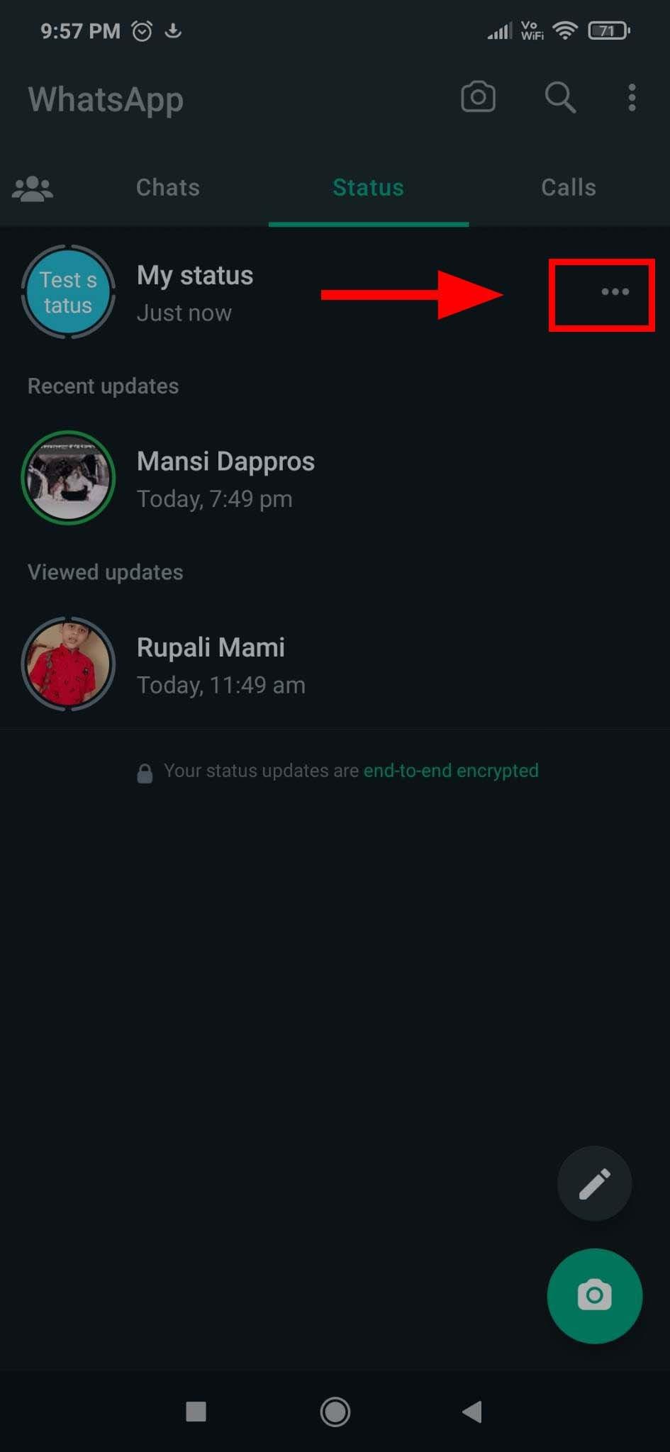 Como compartilhar o status do WhatsApp na história do Facebook