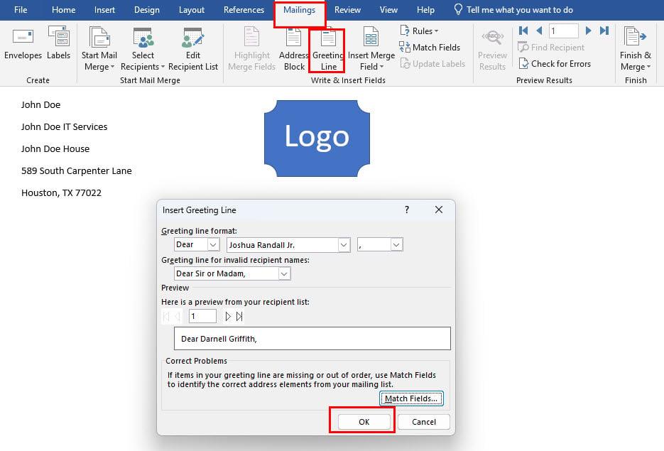 كيفية دمج المراسلات من Excel إلى Word بطريقتين بلا مجهود