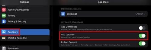 Como atualizar aplicativos no iPad (iPadOS 16.3.1)