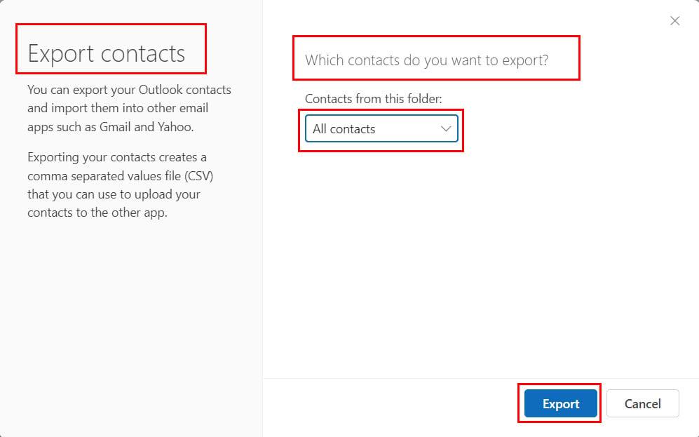 Comment exporter des contacts Outlook vers Excel : 2 meilleures méthodes