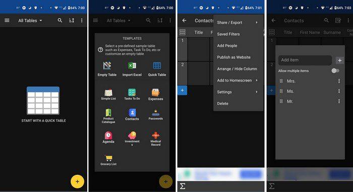 5 aplicativos gratuitos de planilhas para Android