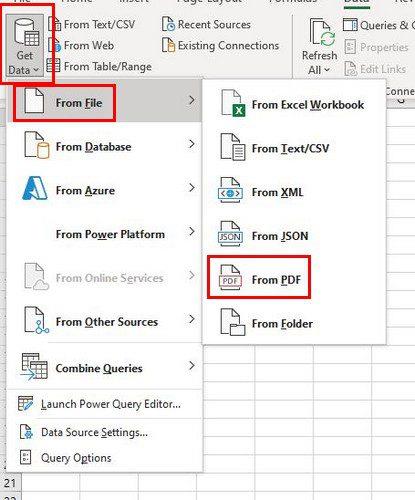 Microsoft Excel: PDF 파일에서 데이터를 가져오는 방법