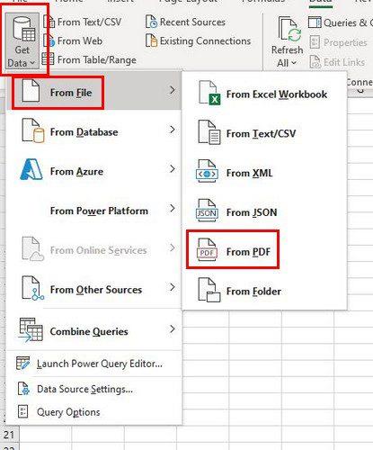 Microsoft Excel: كيفية استيراد البيانات من ملف PDF