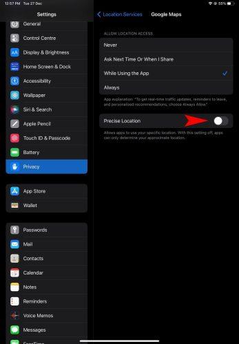 Como ativar a localização precisa no iPhone e iPad