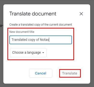 Documentos Google: como alterar o idioma