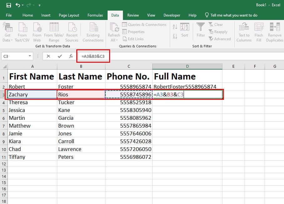 So kombinieren Sie zwei Spalten in Excel: 5 beste Methoden