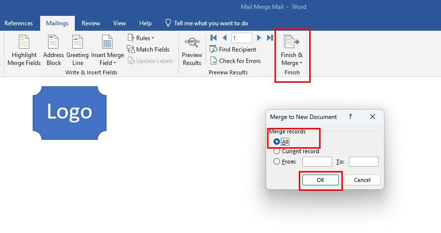 如何以兩種輕鬆的方式將郵件從 Excel 合併到 Word