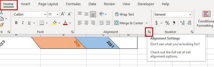 Excel: 셀에서 텍스트를 기울이는 방법