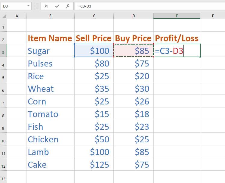 Comment utiliser la formule de soustraction Excel - 6 meilleures façons